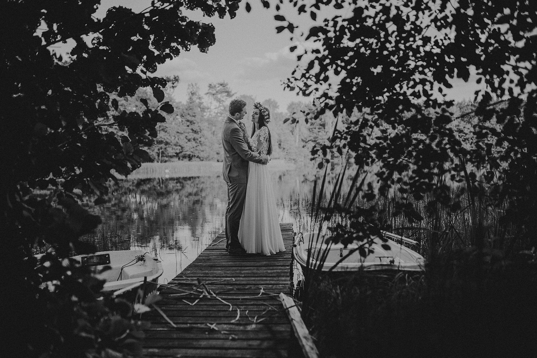 sesja ślubna nad jeziorem kaszubskim