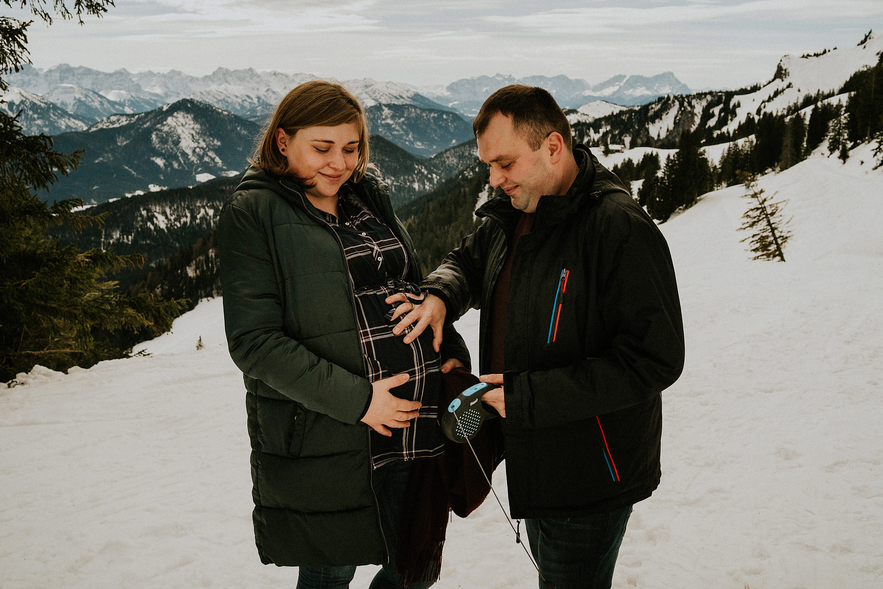 Pregnancy session in the mountains