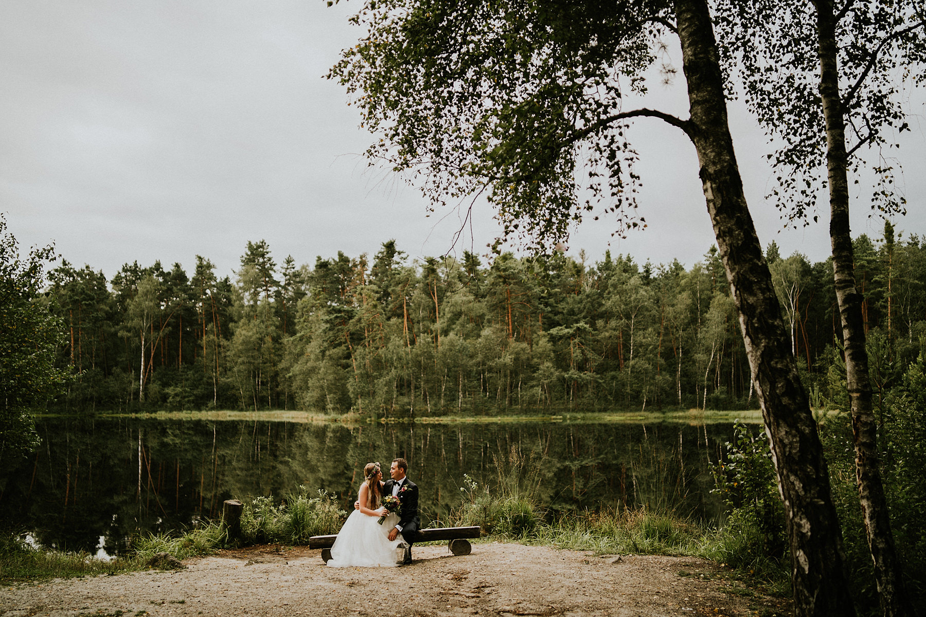 Forest wedding photosession krakow