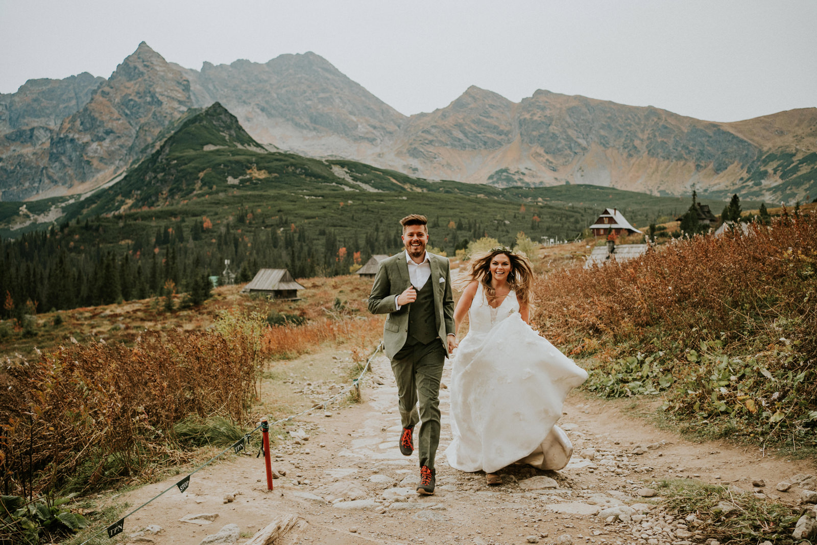 sesja poślubna w górach